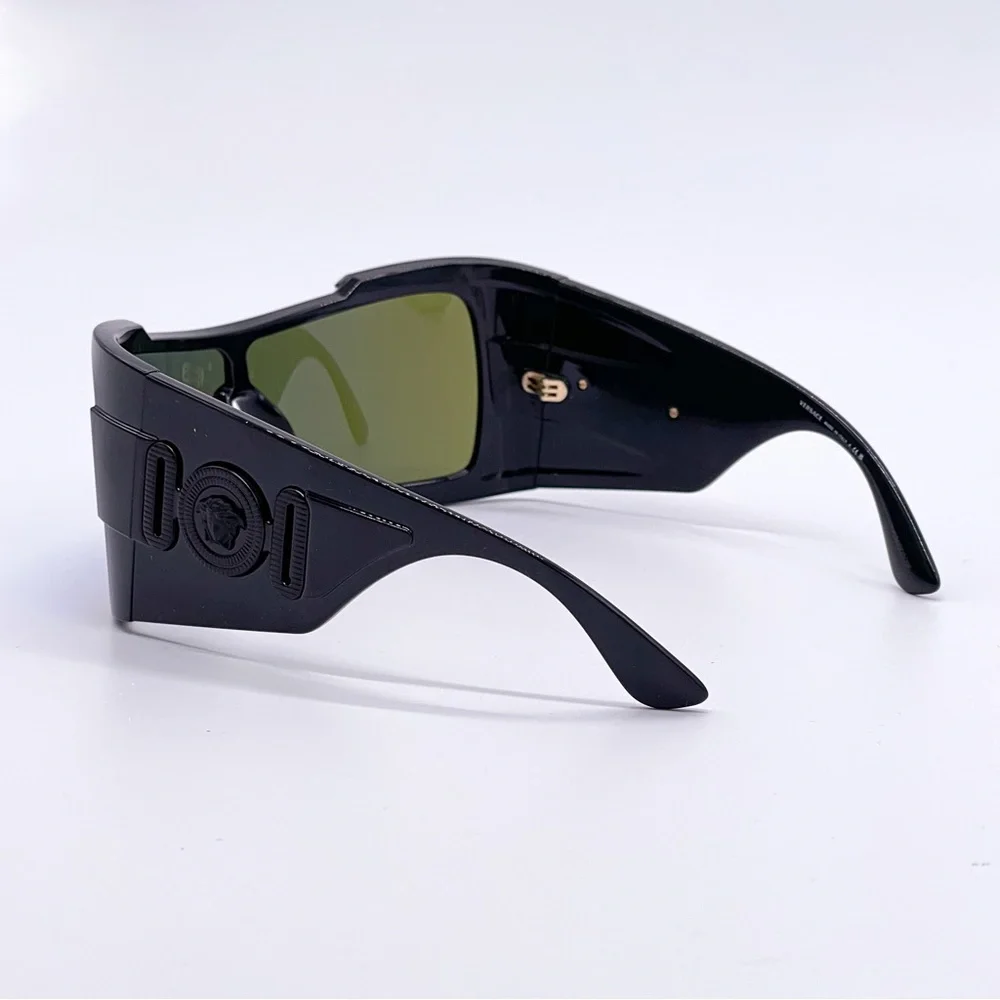 NEW MAXI MEDUSA BIGGIE SHIELD SUNGLASSES VERSACE VE4451 GB1/55 UNISEX NEW